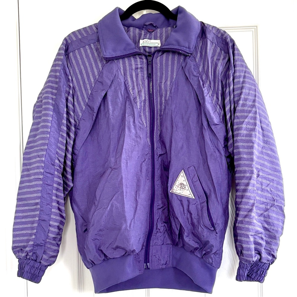 Vibrant Purple Women's Retro Jacket